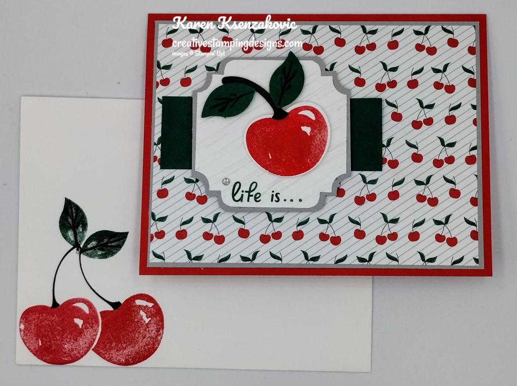 Stampin' Up! Sweetest Cherries 6 creativestampingdesigns.com