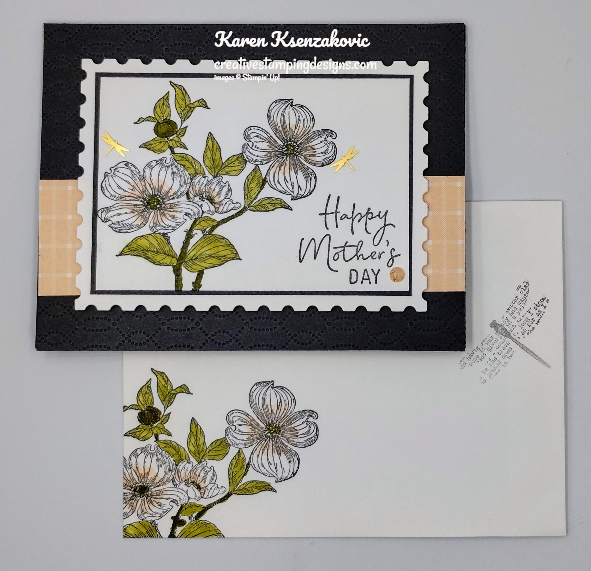 Stampin' Up! Detailed Dogwood Mother's Day | Creative Stamping Designs