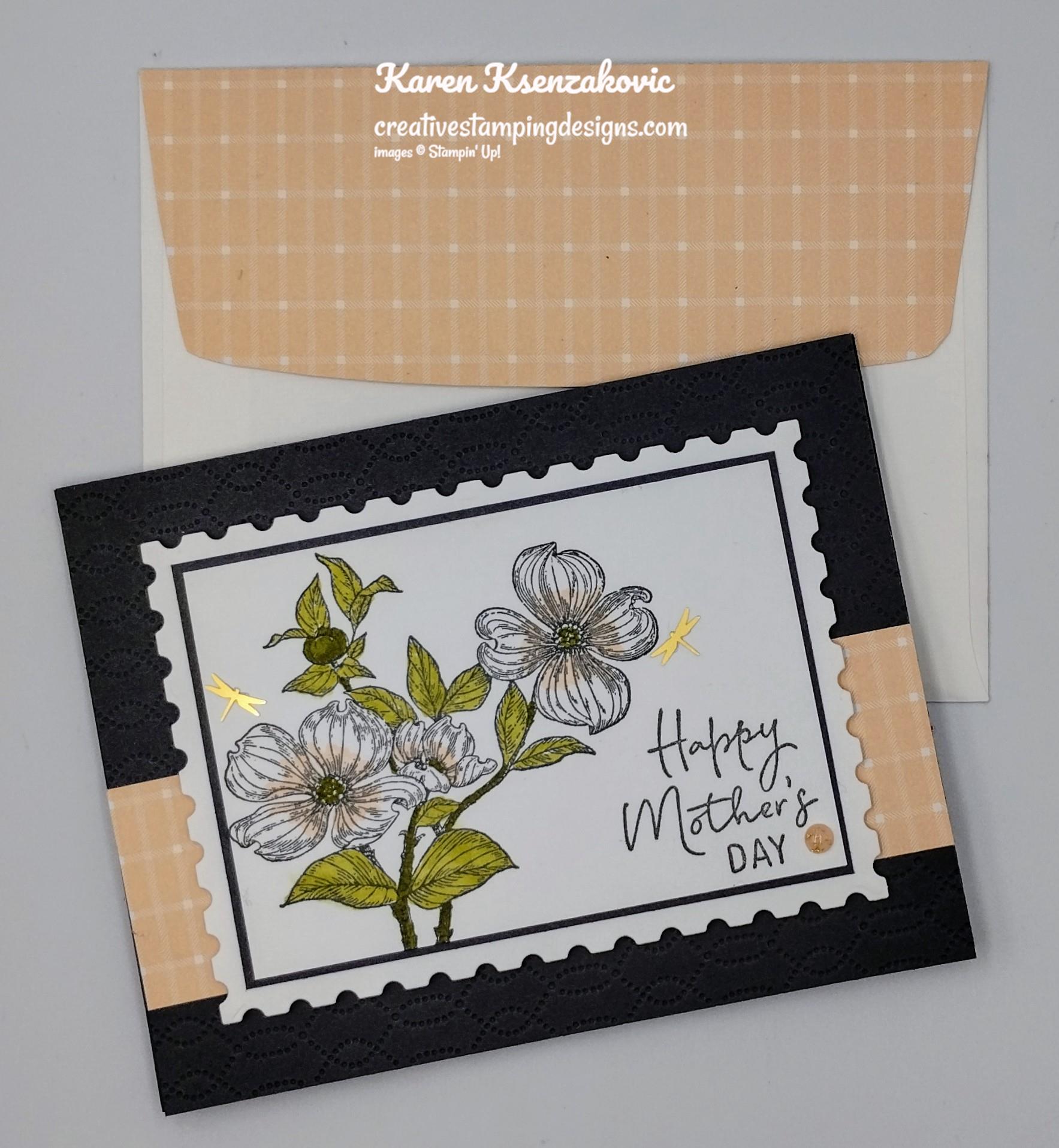 Stampin' Up! Detailed Dogwood Mother's Day | Creative Stamping Designs