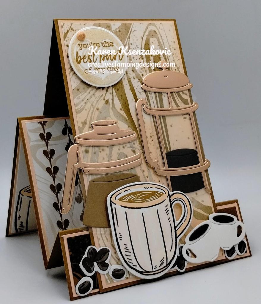 Stampin' Up! Latte Love Fun Fold 4 creativestampingdesigns.com