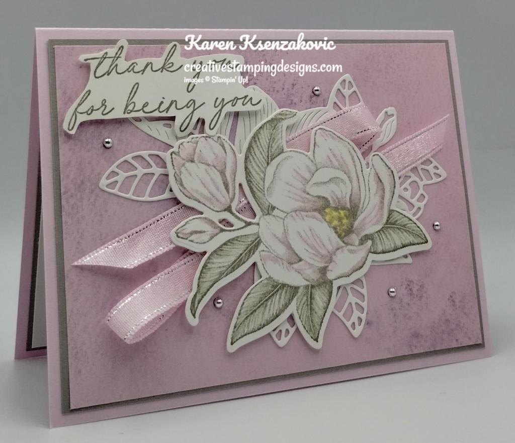 Stampin' Up! Magnolia Mood in Pink 4 creativestampingdesigns.com