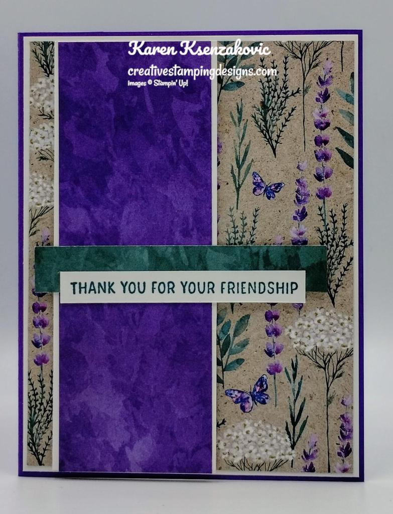 Stampin' Up! Perennial Postage CAS 2 creativestampingdesigns.com
