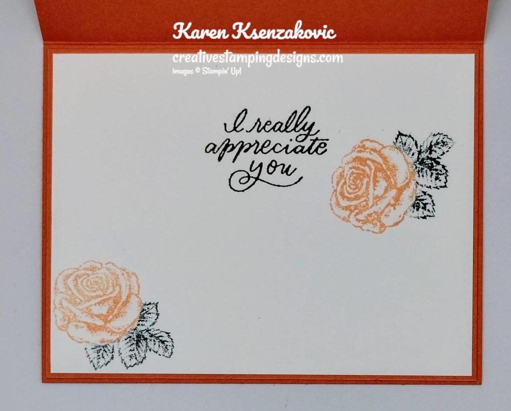 Stampin' Up! Stippled Roses Thanks 5 creativestampingdesigns.com