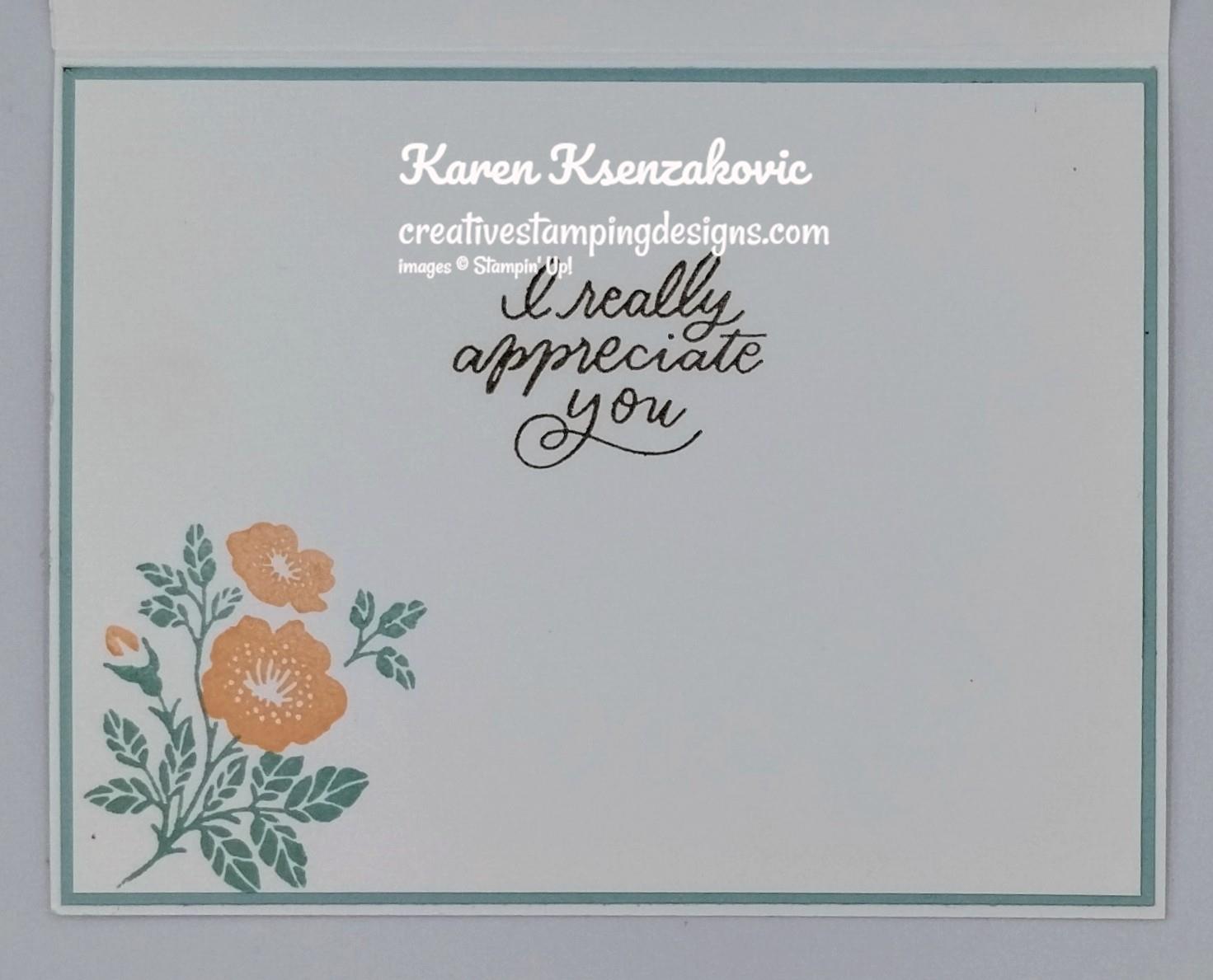 Stampin’ Up! Sweetly Scripted Thank You | Creative Stamping Designs