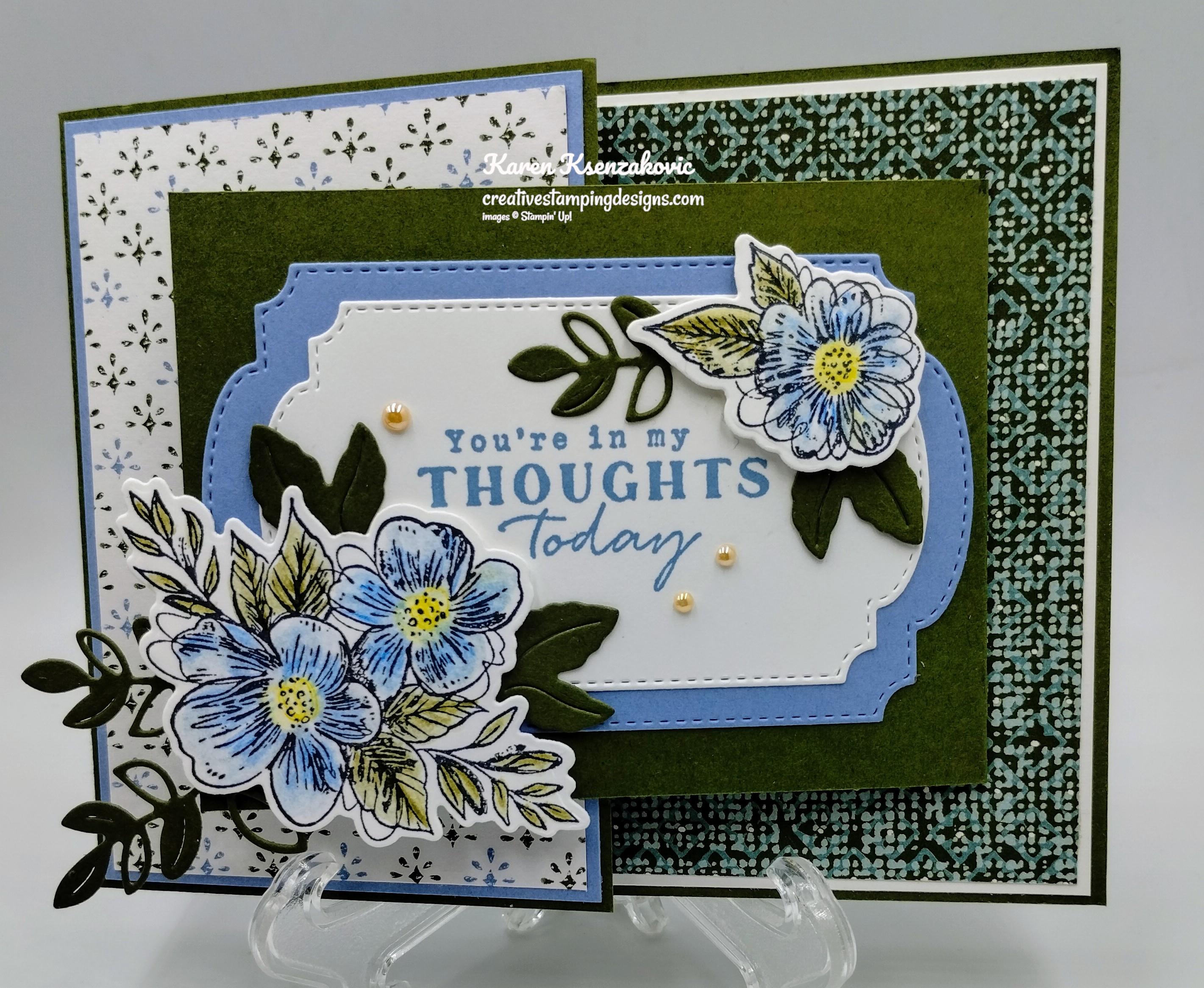 Stampin' Up! Thoughtful Expressions Fun Fold | Creative Stamping