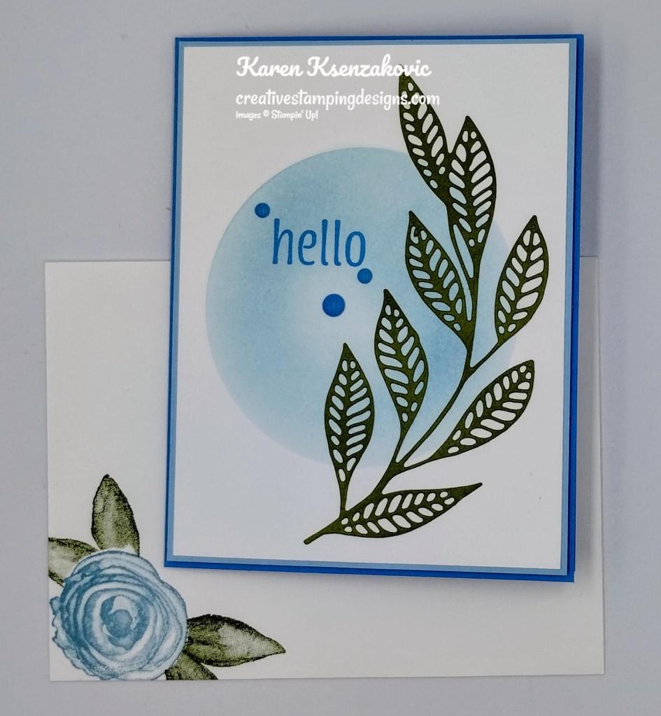 Stampin' Up! Artistically Inked CAS 6 creativestampingdesigns.com