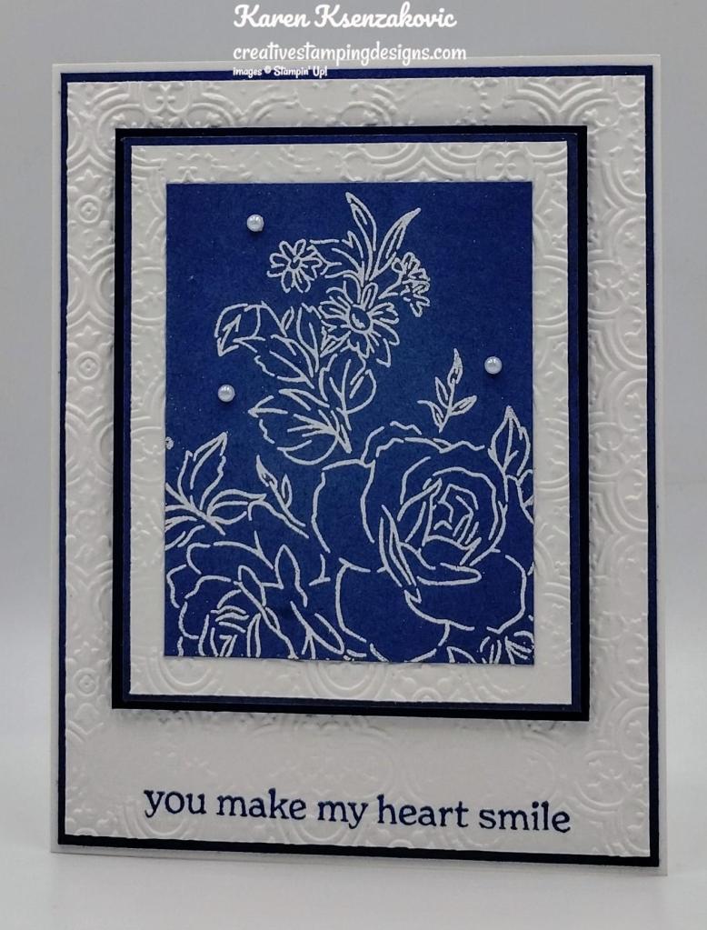 Stampin' Up! Layers Of Beauty CAS 2 creativestampingdesigns.com