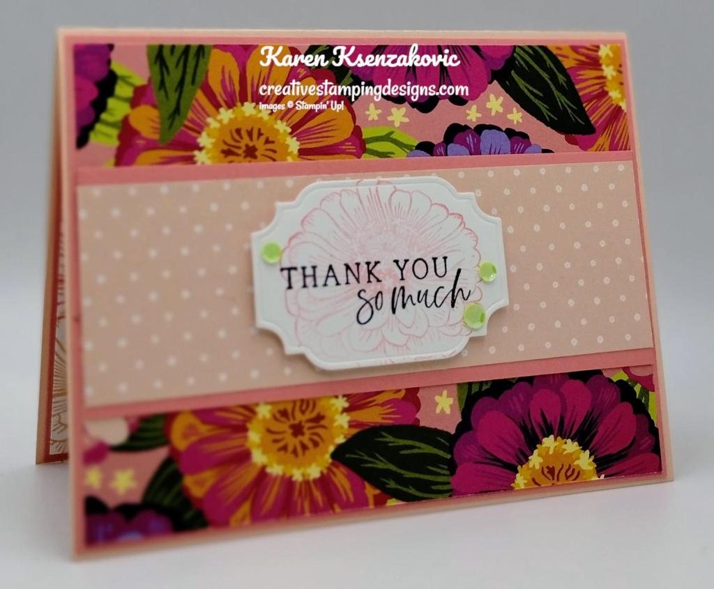 Stampin' Up! simply Zinnia CAS 4 creativestampingdesigns.com