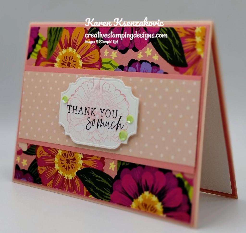 Stampin' Up! simply Zinnia CAS 3 creativestampingdesigns.com