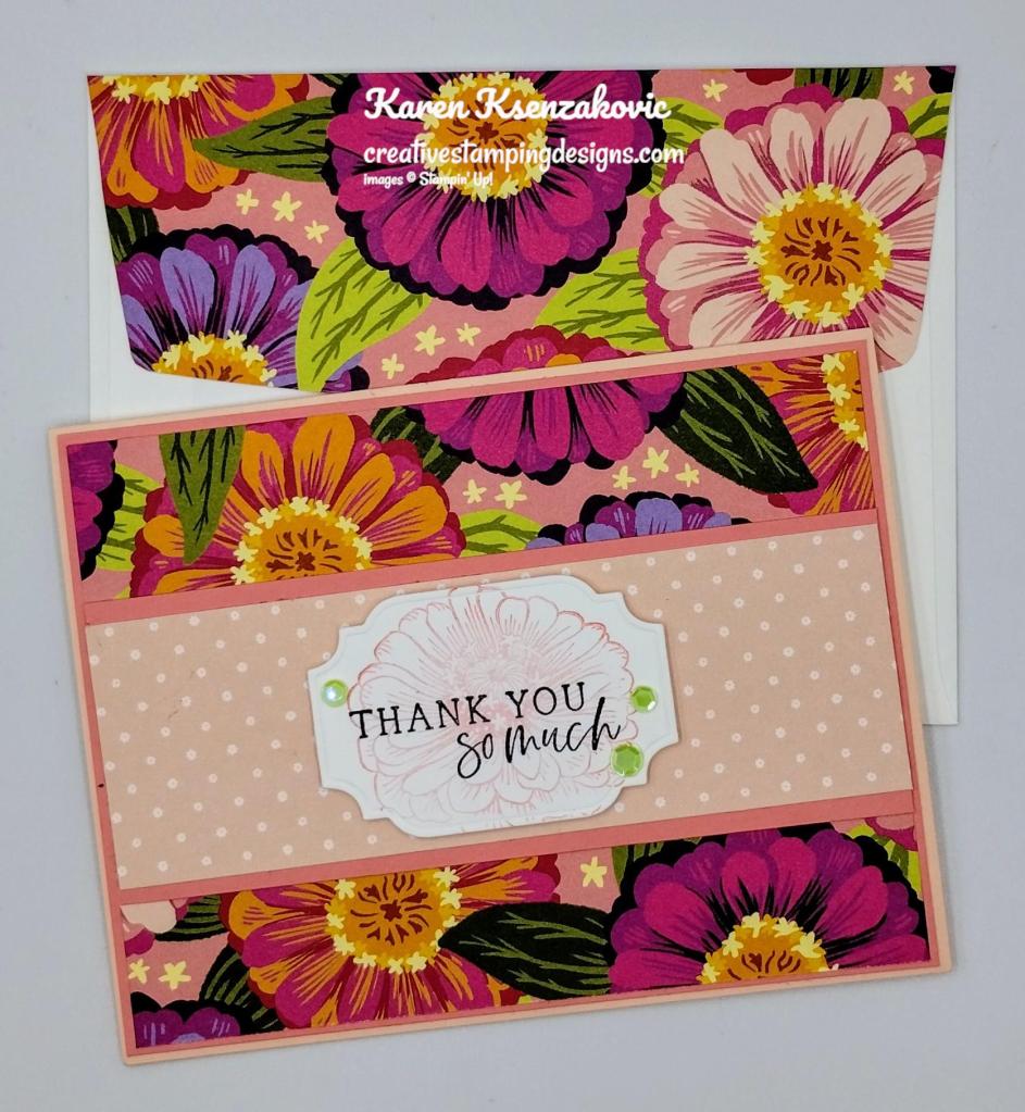 Stampin' Up! simply Zinnia CAS 7 creativestampingdesigns.com