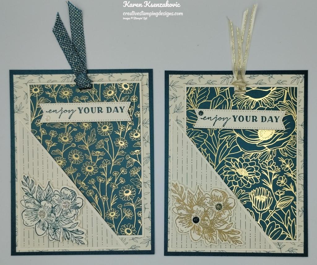 Stampin' Up! Thoughtful Expressions Tag Card 2 creativestampingdesigns.com