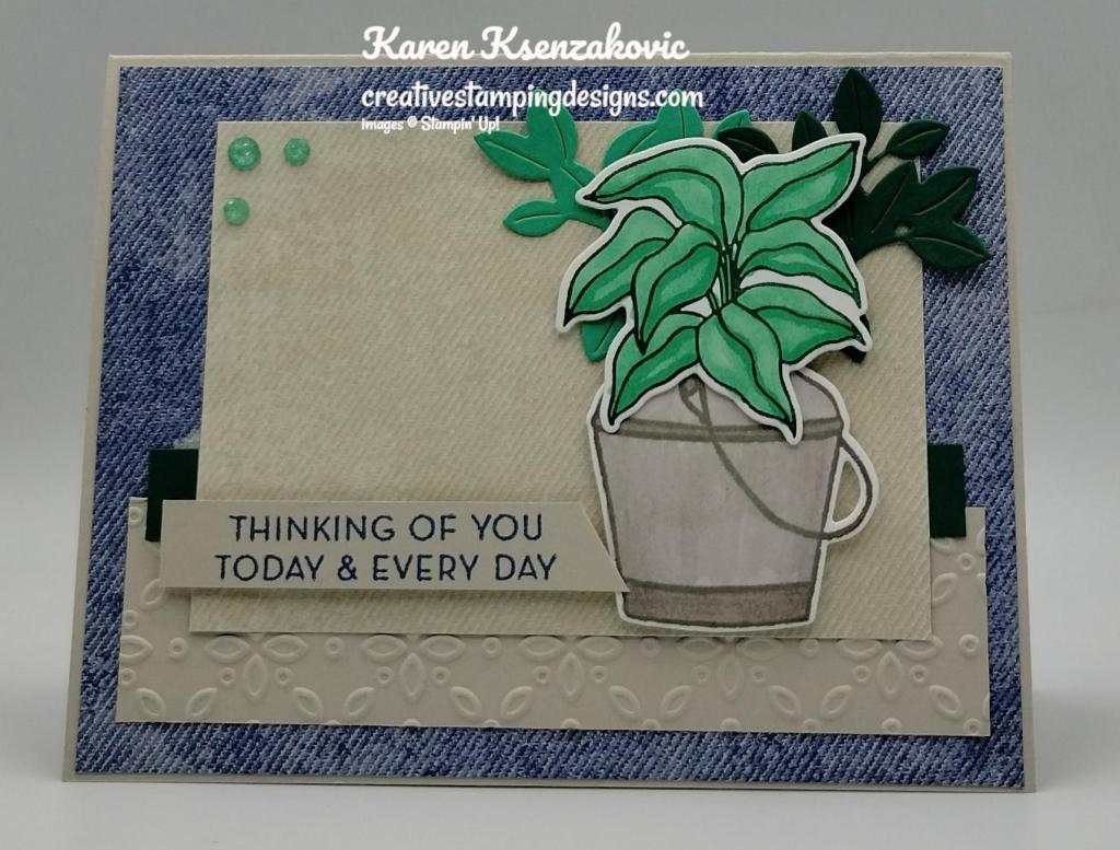 Stampin' Up! Country Flowers Birthday 2 creativestampingdesigns.com