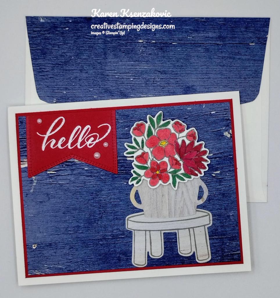 Stampin' UP! Country Flowers in Red 7 creativestampingdesigns.com
