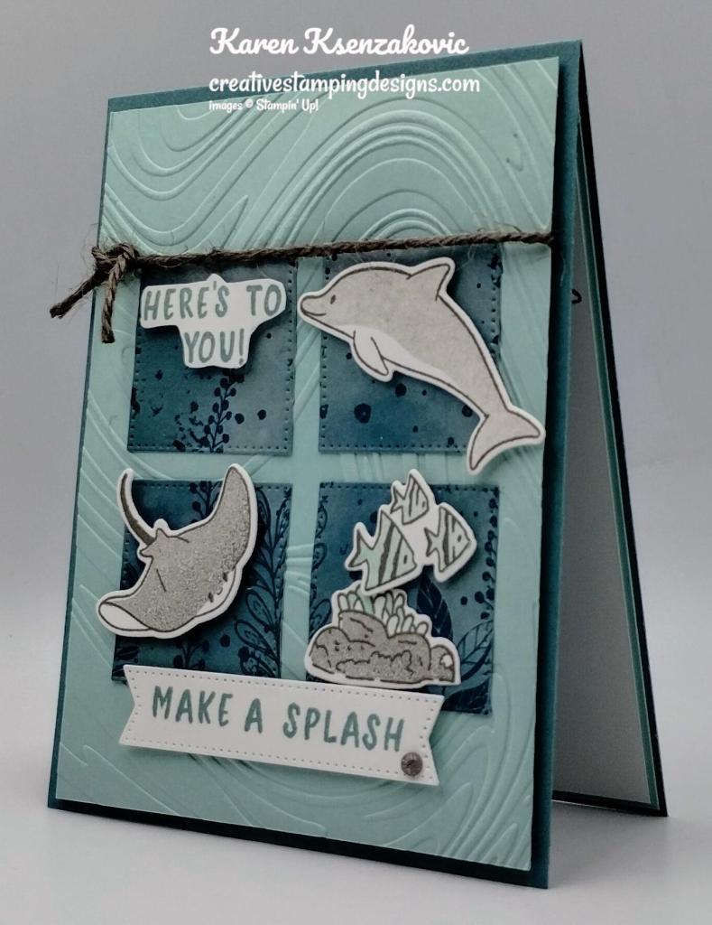 Stampin' Up! Friendly Fins Birthday 4 creativestampingdesigns.com