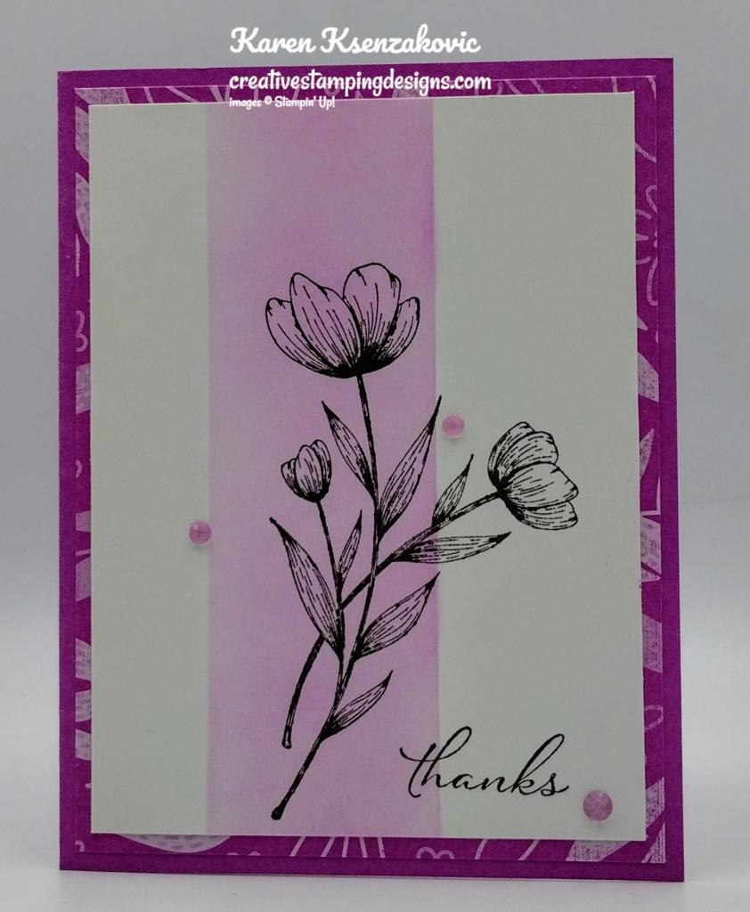 Stampin' Up! Spotlight On Nature CAS 2 creativestampingdesigns.com