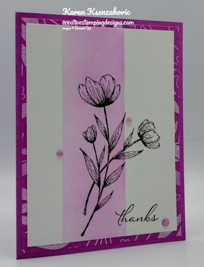 Stampin' Up! Spotlight On Nature CAS 3 creativestampingdesigns.com