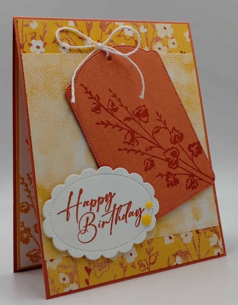 Stampin' Up! Unbounded Love Flowers of Beauty Tag 4 creativestampingdesigns.com