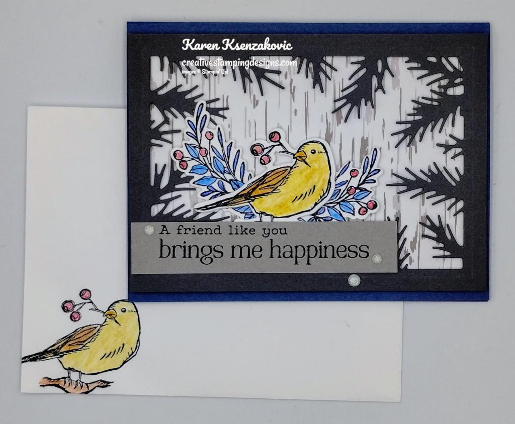 Stampin' Up! Winterly Tree Tops in Gray 6 creativestampingdesigns.com