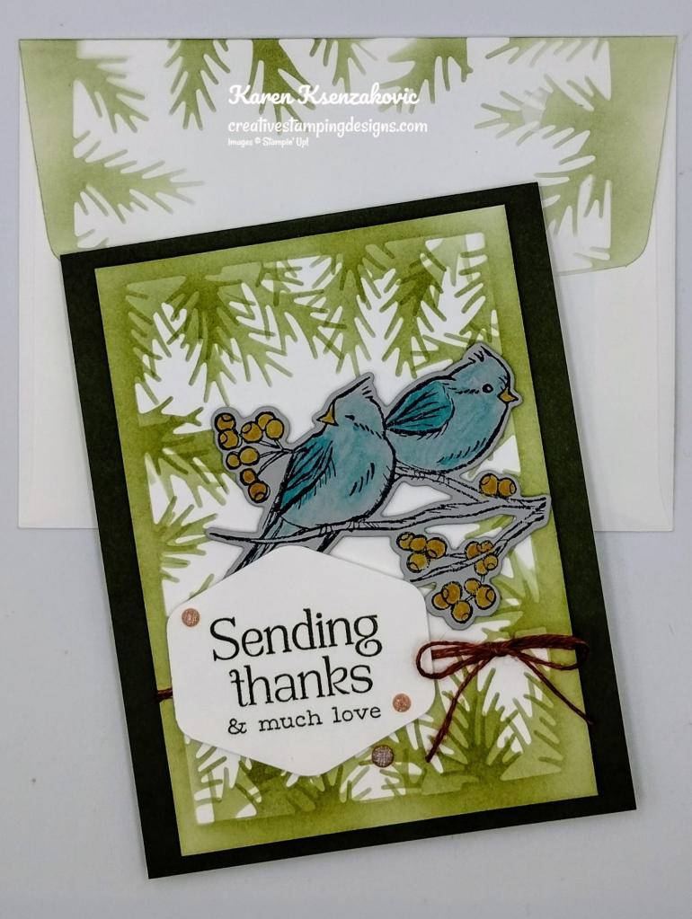 Stampin' Up! Winterly Tree Tops Thanks 7 creativestampingdesigns.com