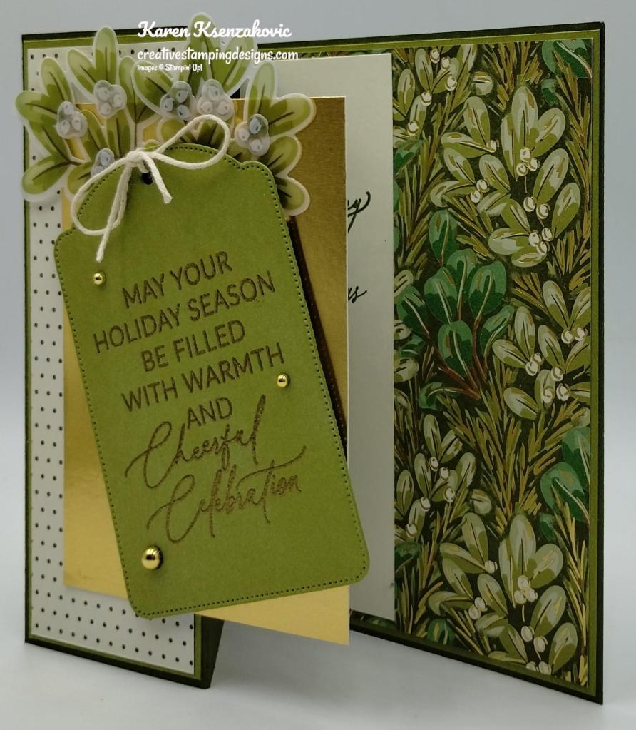 Stampin' Up! Greetings of the Season Fun Fold 4 creativestampingdesigns.com