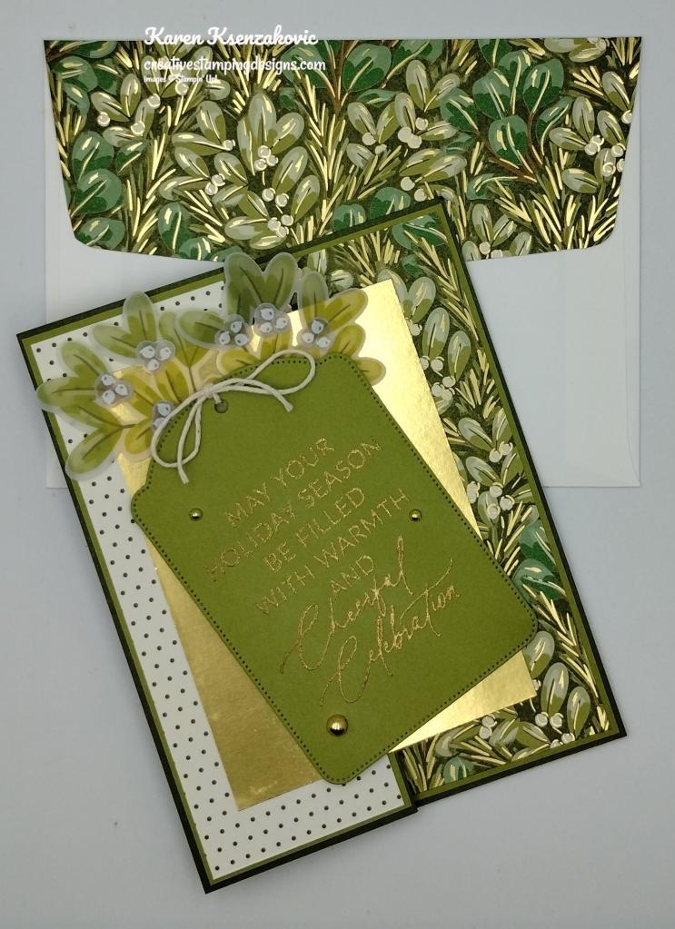 Stampin' Up! Greetings of the Season Fun Fold 7 creativestampingdesigns.com