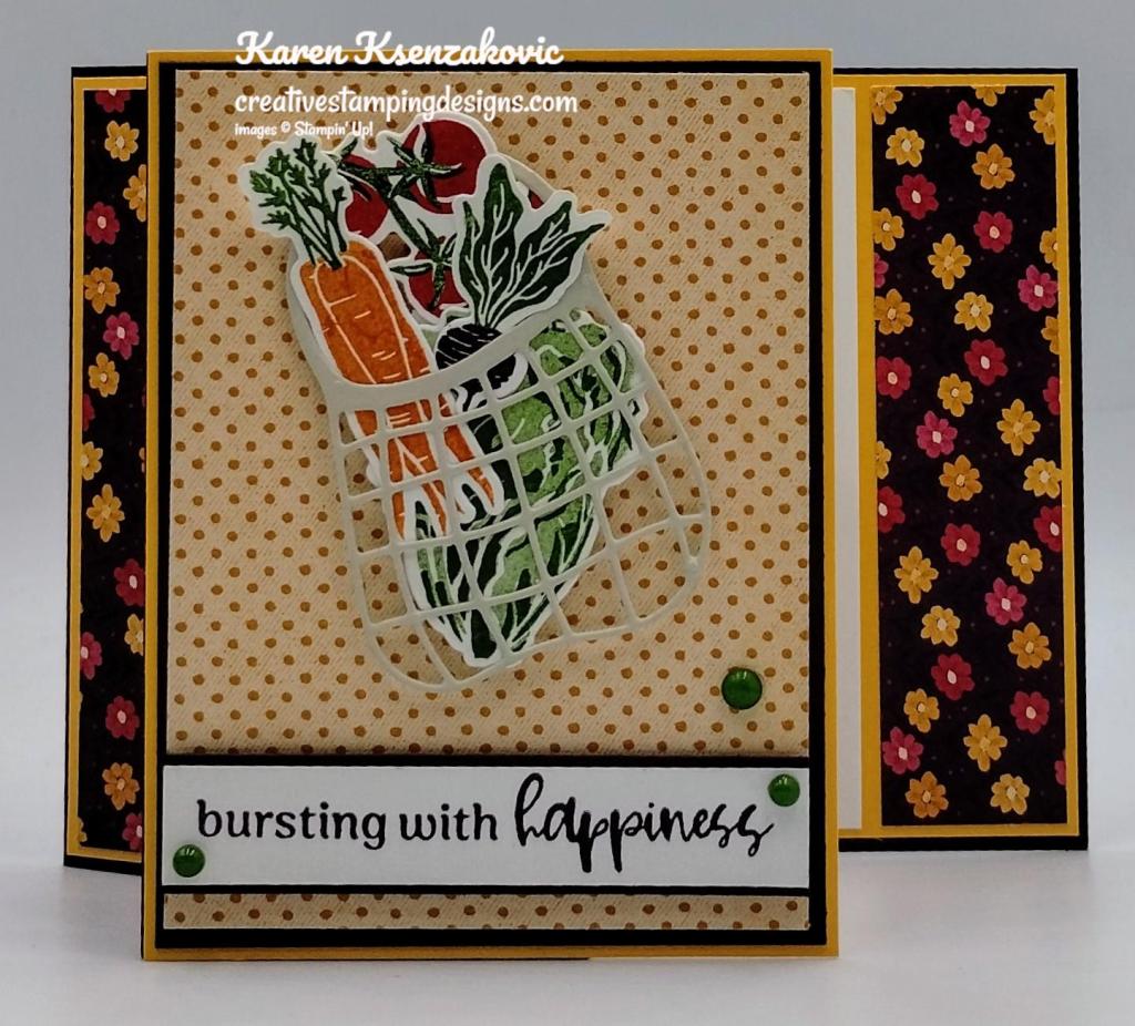 Stampin' Up! Market Goodness Fun Fold 2 creativestampingdesigns.com