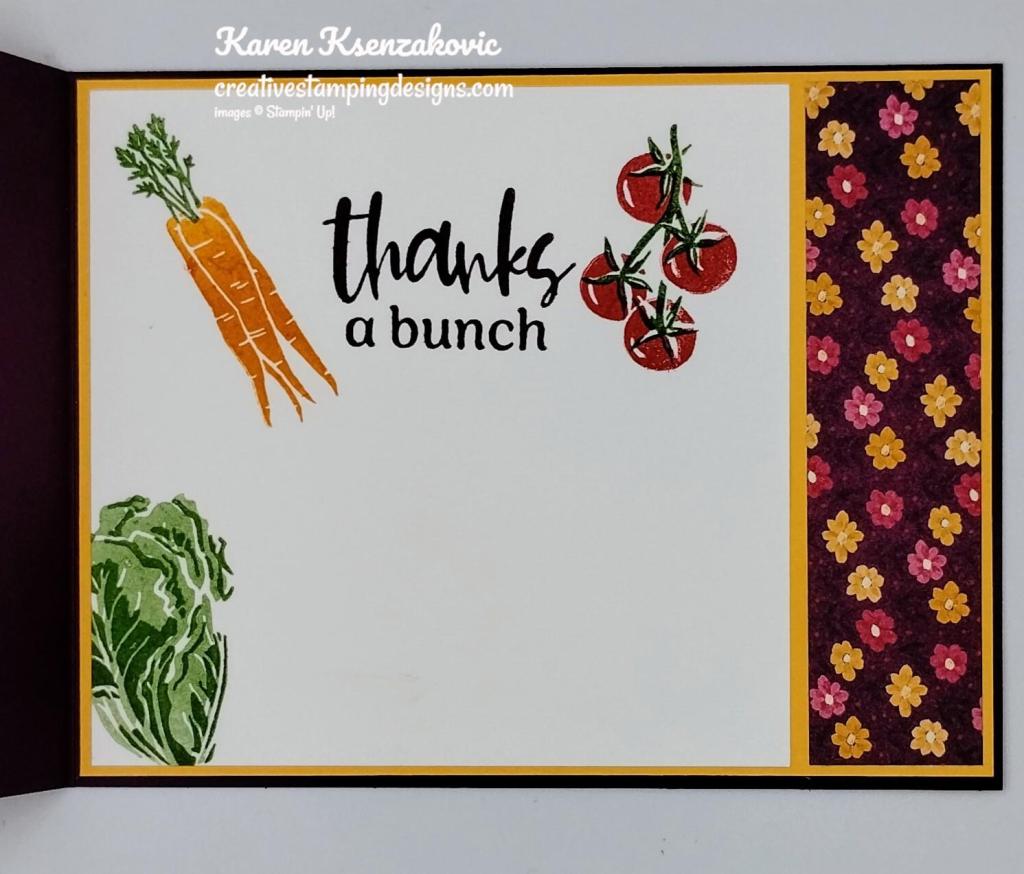 Stampin' Up! Market Goodness Fun Fold 5 creativestampingdesigns.com