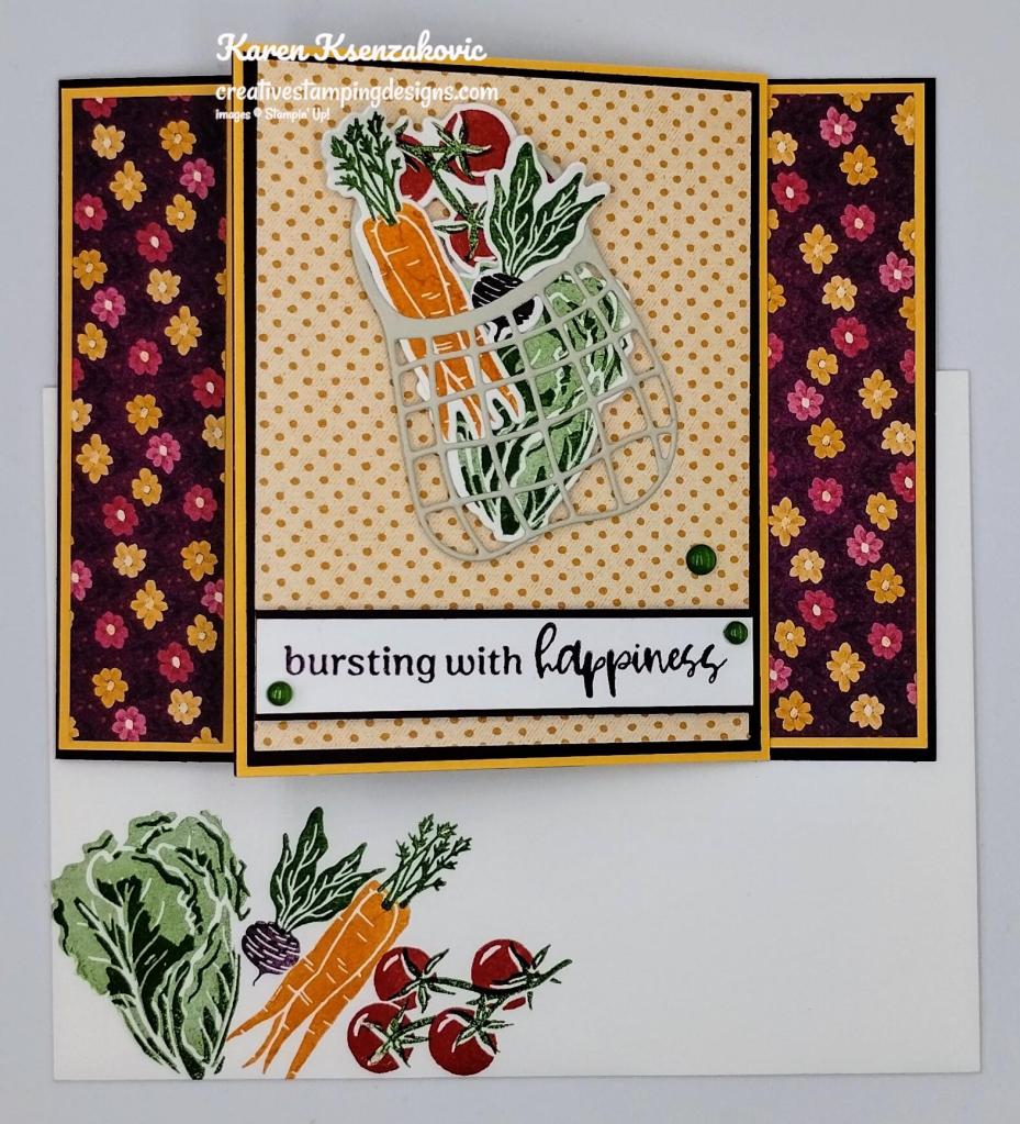 Stampin' Up! Market Goodness Fun Fold 6 creativestampingdesigns.com