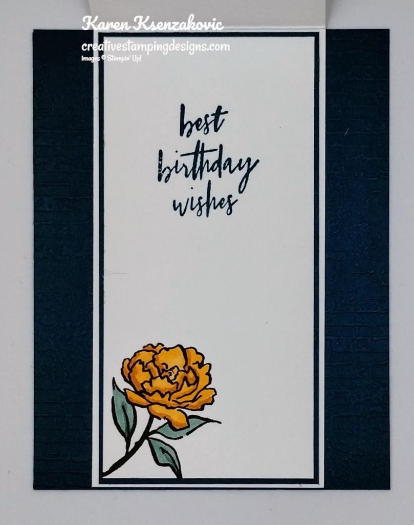 Stampin' Up! Simply Said Fun Fold 5 creativestampingdesigns.com