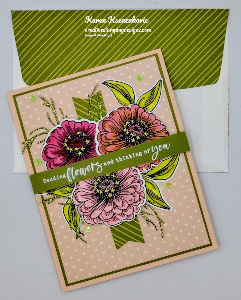 Stampin ' Up! Simply Zinnia in Pinks 7 creativestampingdesigns.com