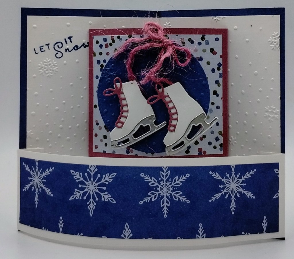 Stampin' Up! Sophisticated Sled Fun Fold 2 creativestampingdesigns.com