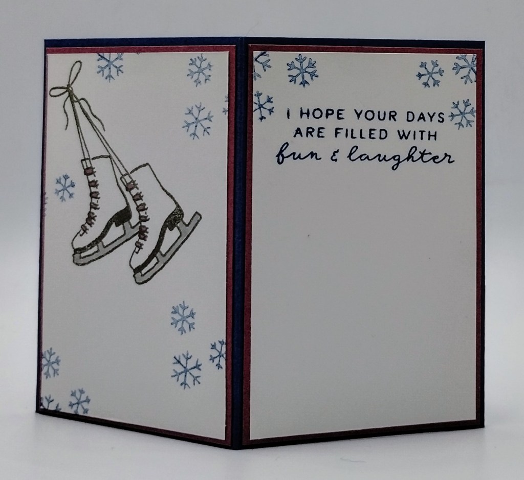 Stampin' Up! Sophisticated Sled Fun Fold 5 creativestampingdesigns.com