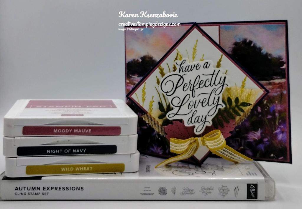 Stampin' Up! Autumn Expressions Fun Fold 1 creativestampingdesigns.com