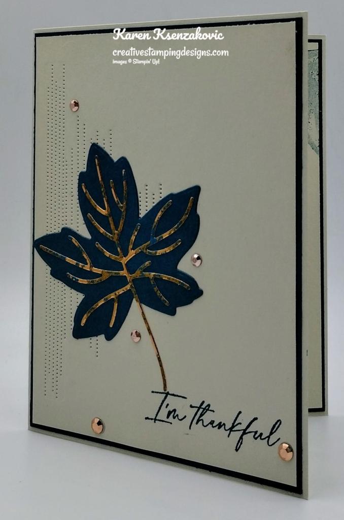 Stampin' Up! Autumn Leaves CAS 3 creativestampingdesigns.com