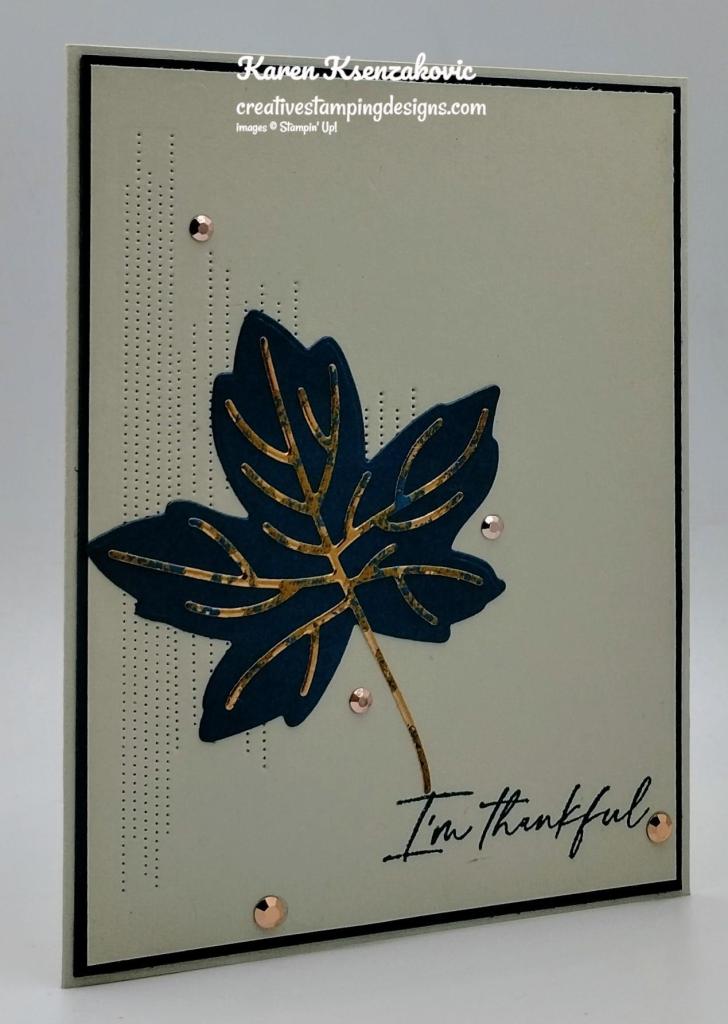 Stampin' Up! Autumn Leaves CAS 4 creativestampingdesigns.com