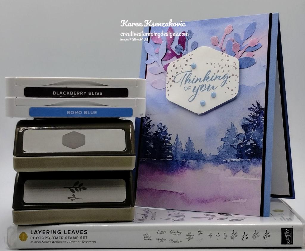 Stampin' Up! Layering Leaves on Thoughtful Journey 1 creativestampingdesigns.com
