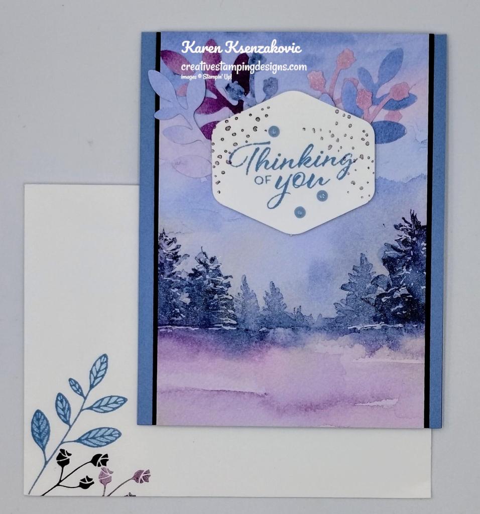 Stampin' Up! Layering Leaves on Thoughtful Journey 6 creativestampingdesigns.com