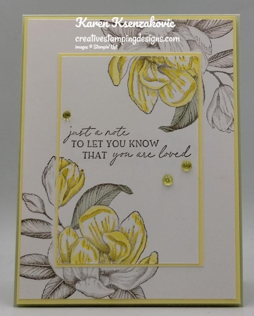 Stampin' Up! Magnolia Mood Double Time 2 creativestampingdesigns.com