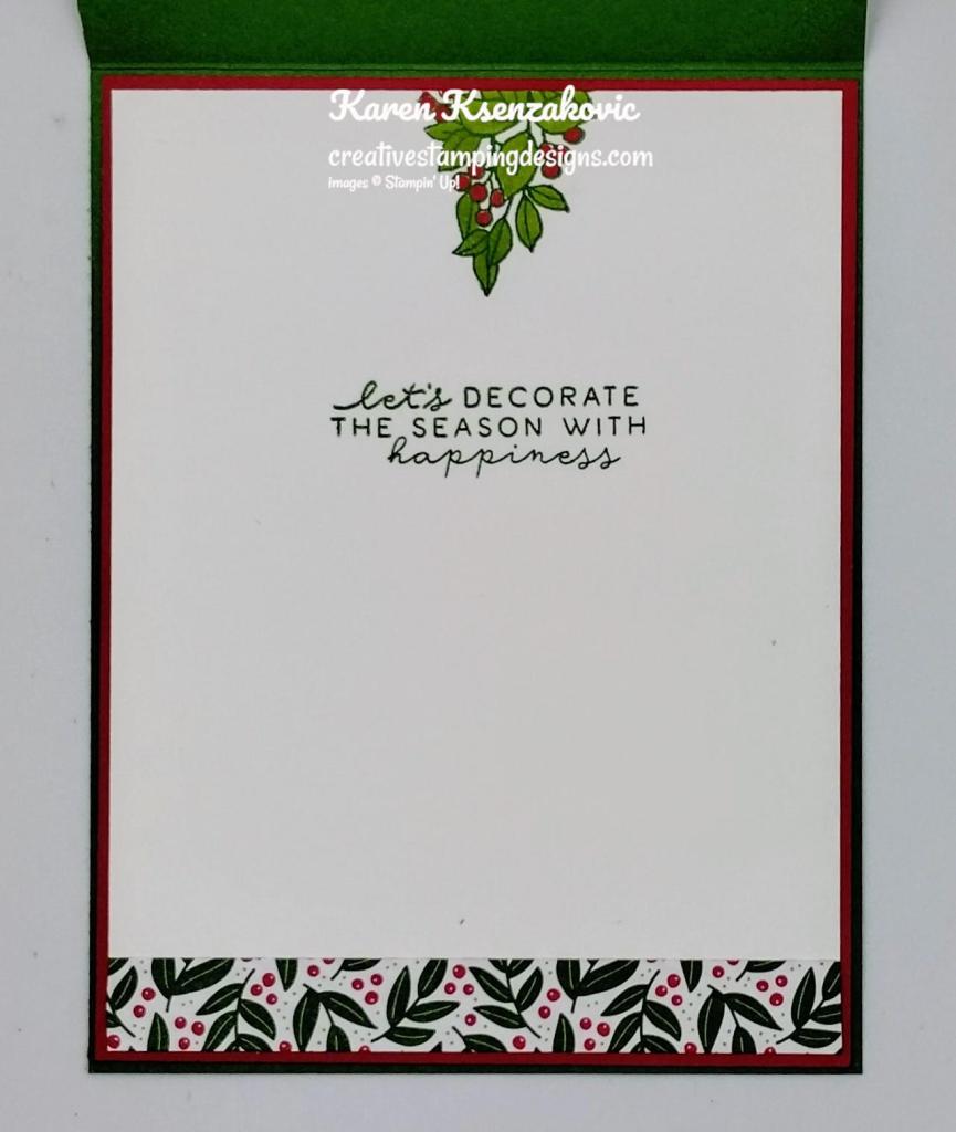 Stampin' Up! Sophisticated Sled Wreath 5 creativestampingdesigns.com