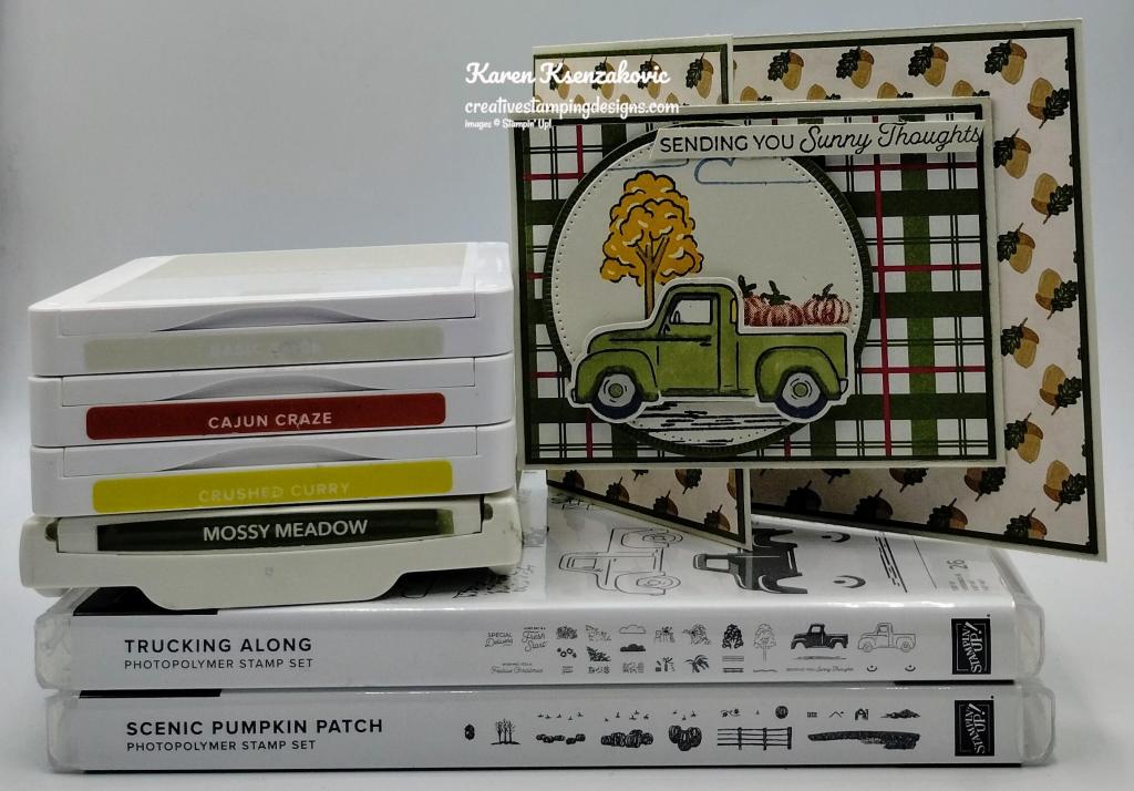 Stampin' Up! Trucking Along Joy Fold 1 creativestampingdesigns.com