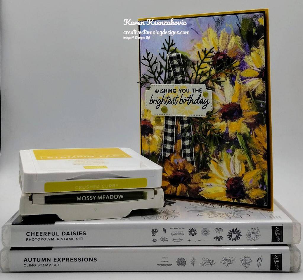 Stampin' Up! Cheerful Daisies Autumn 1 creativestampingdesigns.com
