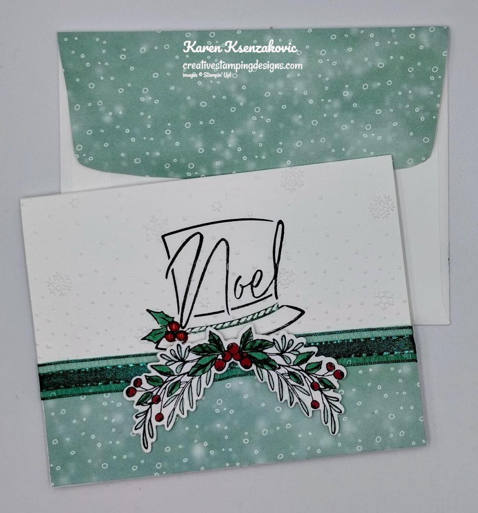 Stampin' Up! Festive Words Noel 7 creativestampingdesigns.com
