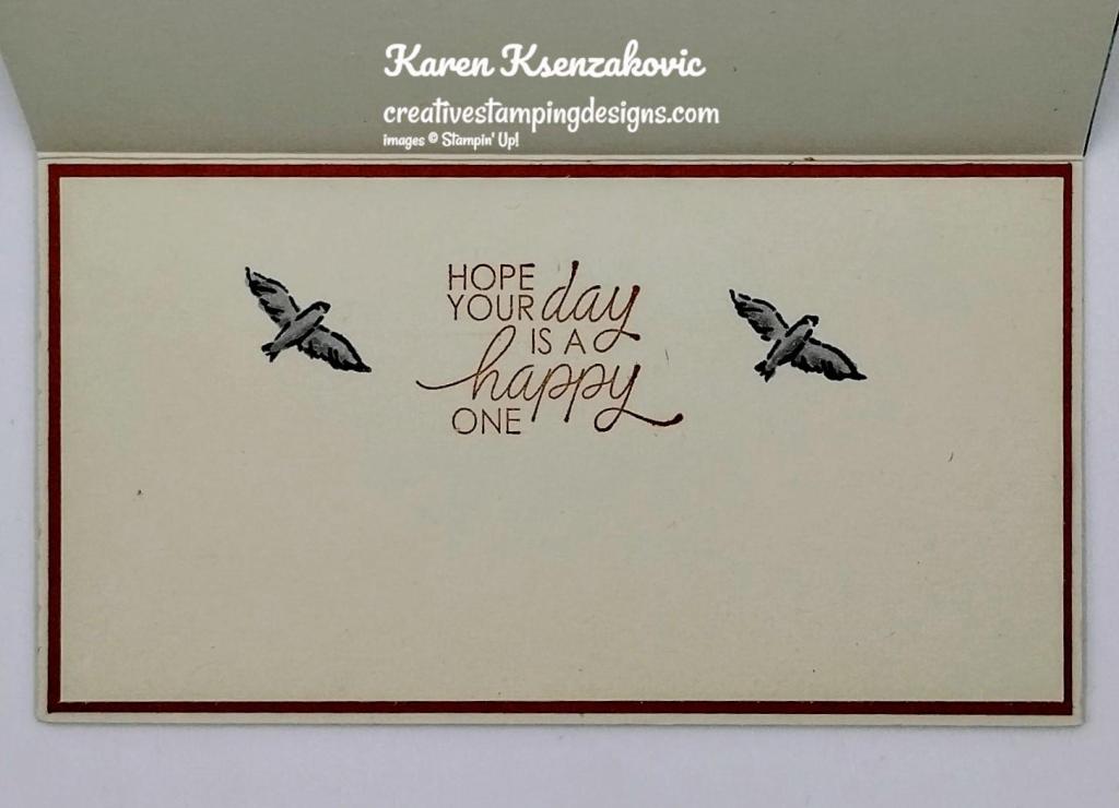 Stampin' Up! Frosted Forest Fun Fold 5 creativestampingdesigns.com