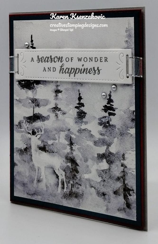 Stampin' Up! Peaceful Season CAS 4 creativestampingdesigns.com