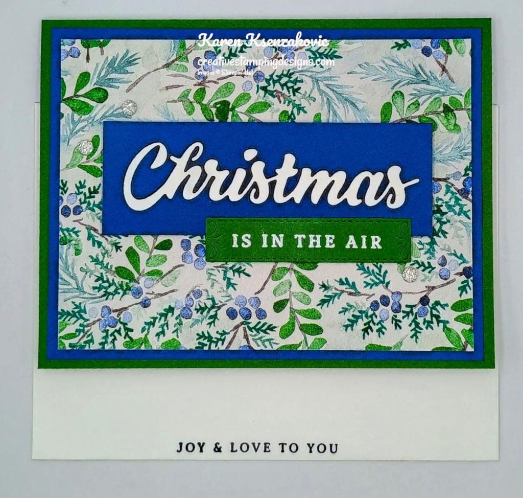 Stampin' Up! Peaceful Season CAS 6 creativestampingdesigns.com