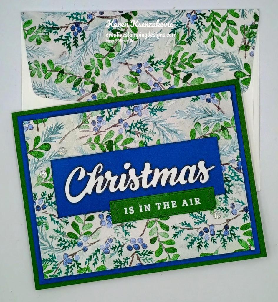 Stampin' Up! Peaceful Season CAS 7 creativestampingdesigns.com