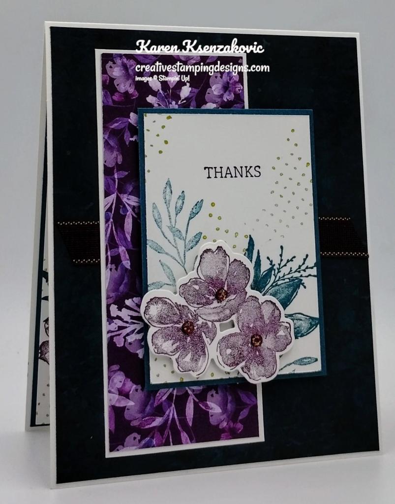 Stampin' Up! Regal Flora Thanks 3 creativestampingdesings.com
