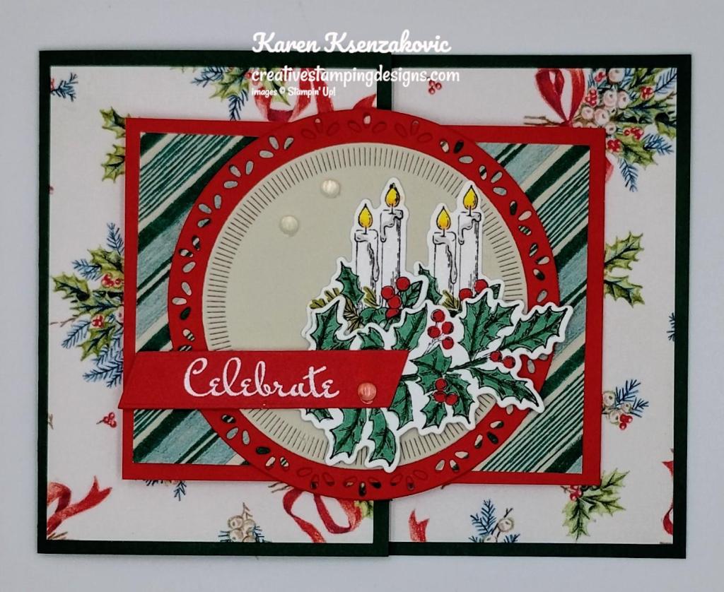 Stampin' Up! Sentimental Wishes Joy Fold 3 creativestampingdesigns.com