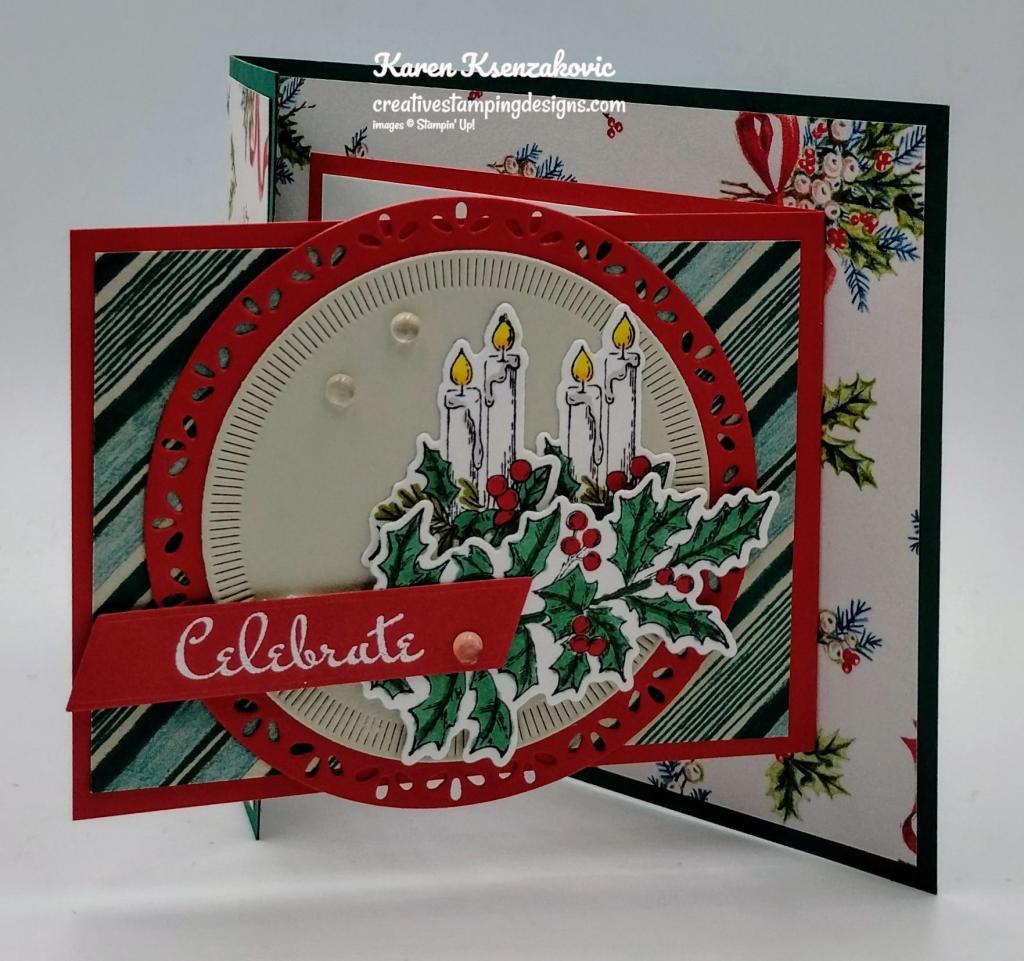 Stampin' Up! Sentimental Wishes Joy Fold 4 creativestampingdesigns.com