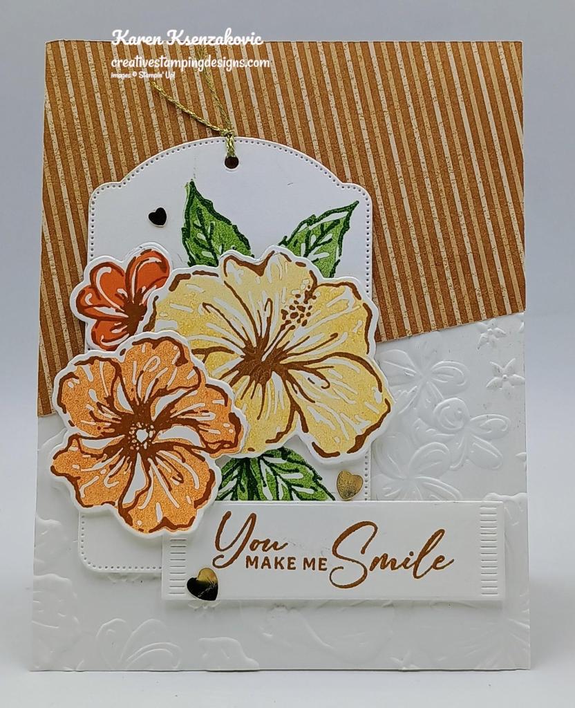 Stampin' Up! Happy Hibiscus Tag 2 creativestampingdesigns.com